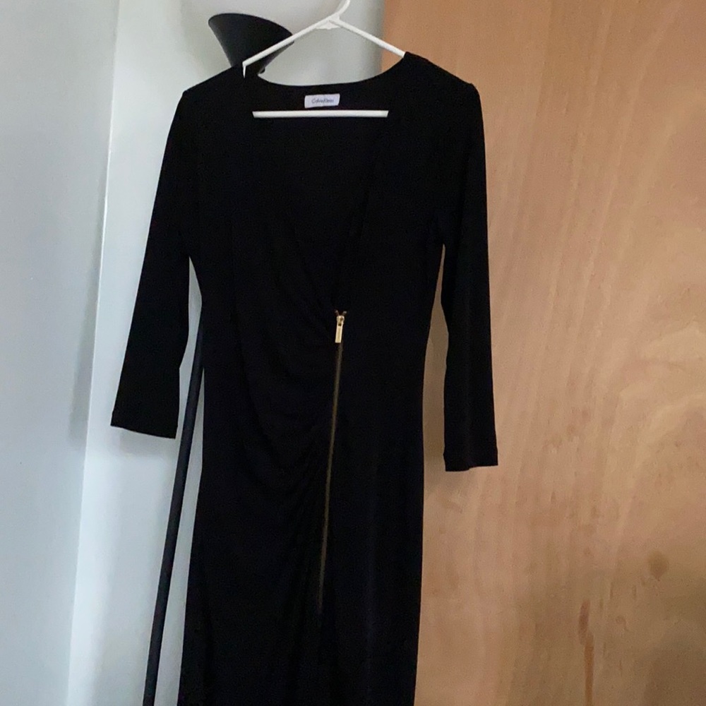 Calvin Klein Stretch Black Dress!